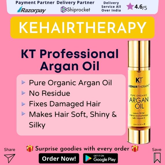 KT Professional Kehairtherapy Argan Oil