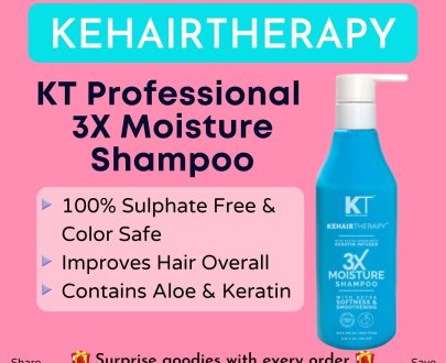 KT Professional Kehairtherapy 3X Moisture Shampoo