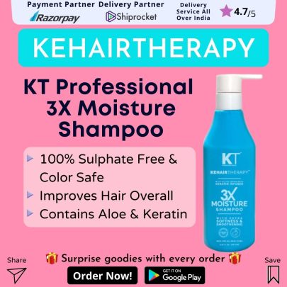 KT Professional Kehairtherapy 3X Moisture Shampoo