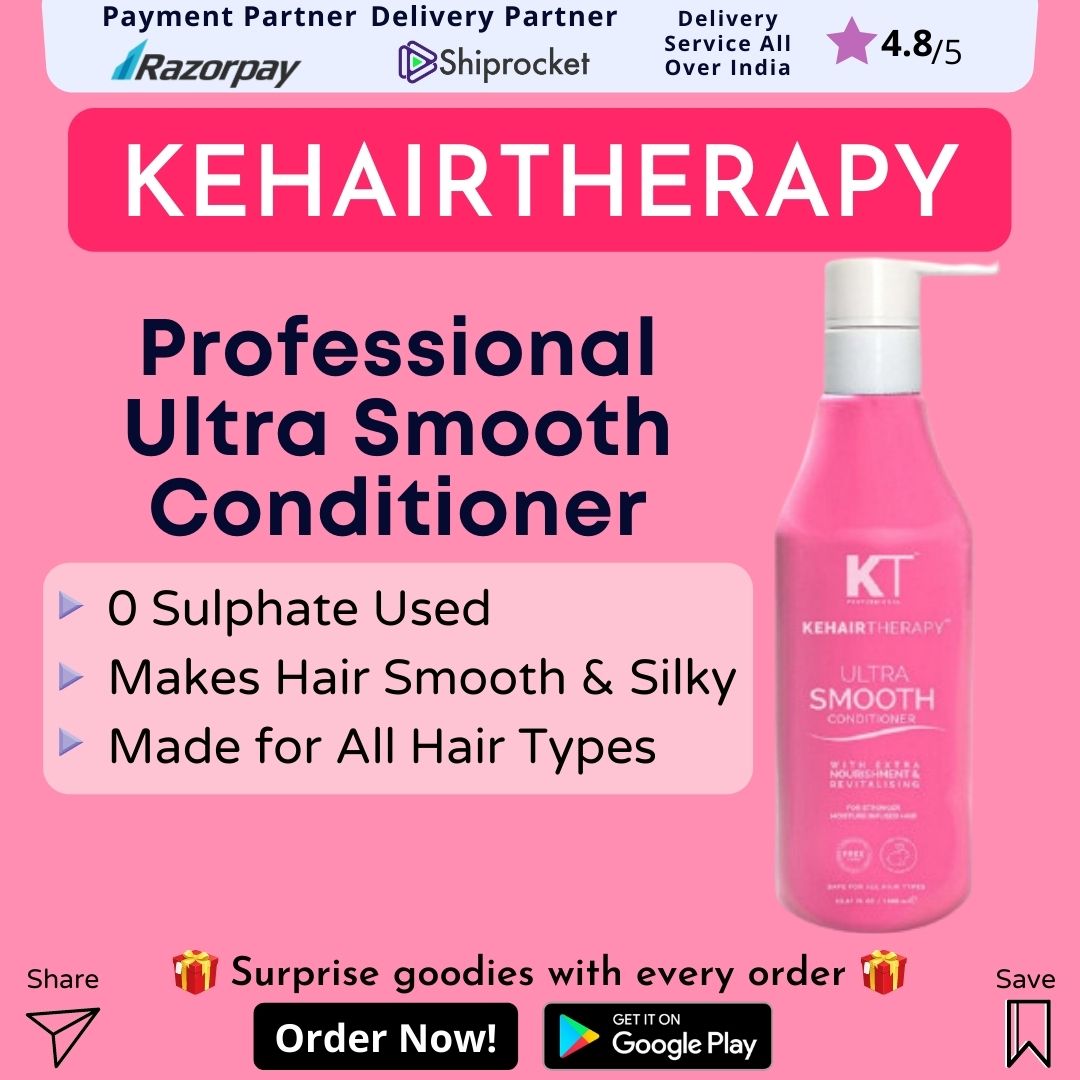 Professional Kehairtherapy’s Sulfate-free Ultra Smooth Conditioner for Chemically Treated Hair , 250 ml