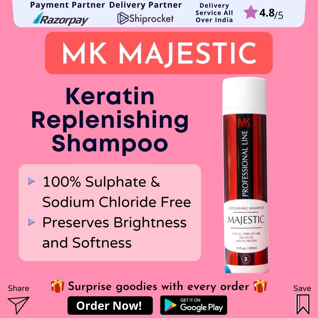 MK Majestic Keratin Replenishing Shampoo(300ml)