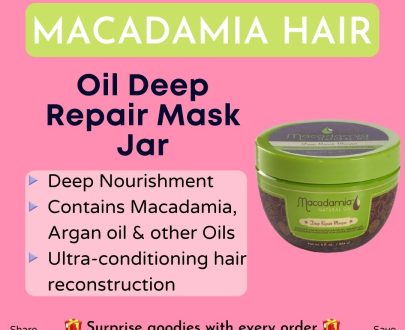Macadamia Oil Deep Repair Mask Jar