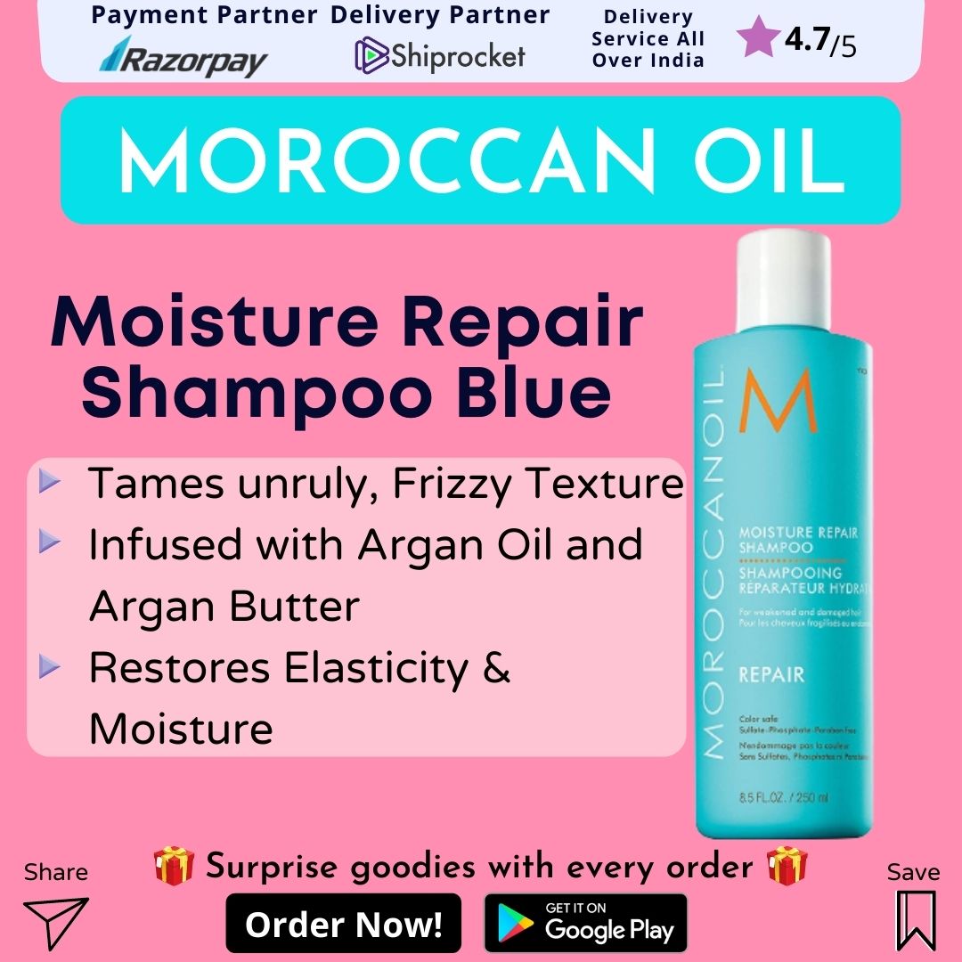 Moroccanoil Moisture Repair Shampoo Blue, 250 ml