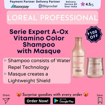 LOreal Paris Serie Expert A-Ox Vitamino Color Shampoo with Masque