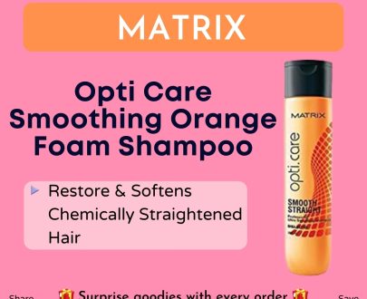 MATRIX Opti Care Smoothing Orange Foam Shampoo